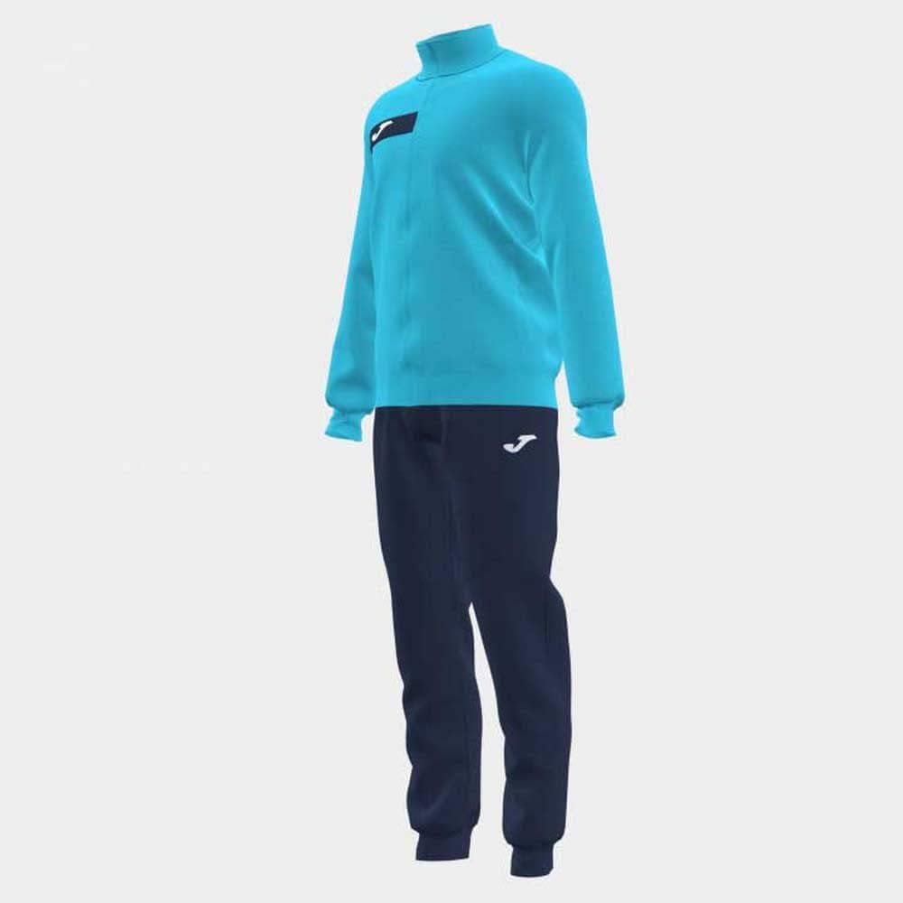 Joma Men's Columbus Tracksuit, Navy Fluorescent Turquoise, M at Joma Men's Columbus Tracksuit, Navy Fluorescent Turquoise, M at